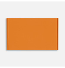 Лейбл из ПВХ Dzeta, XL, оранжевый